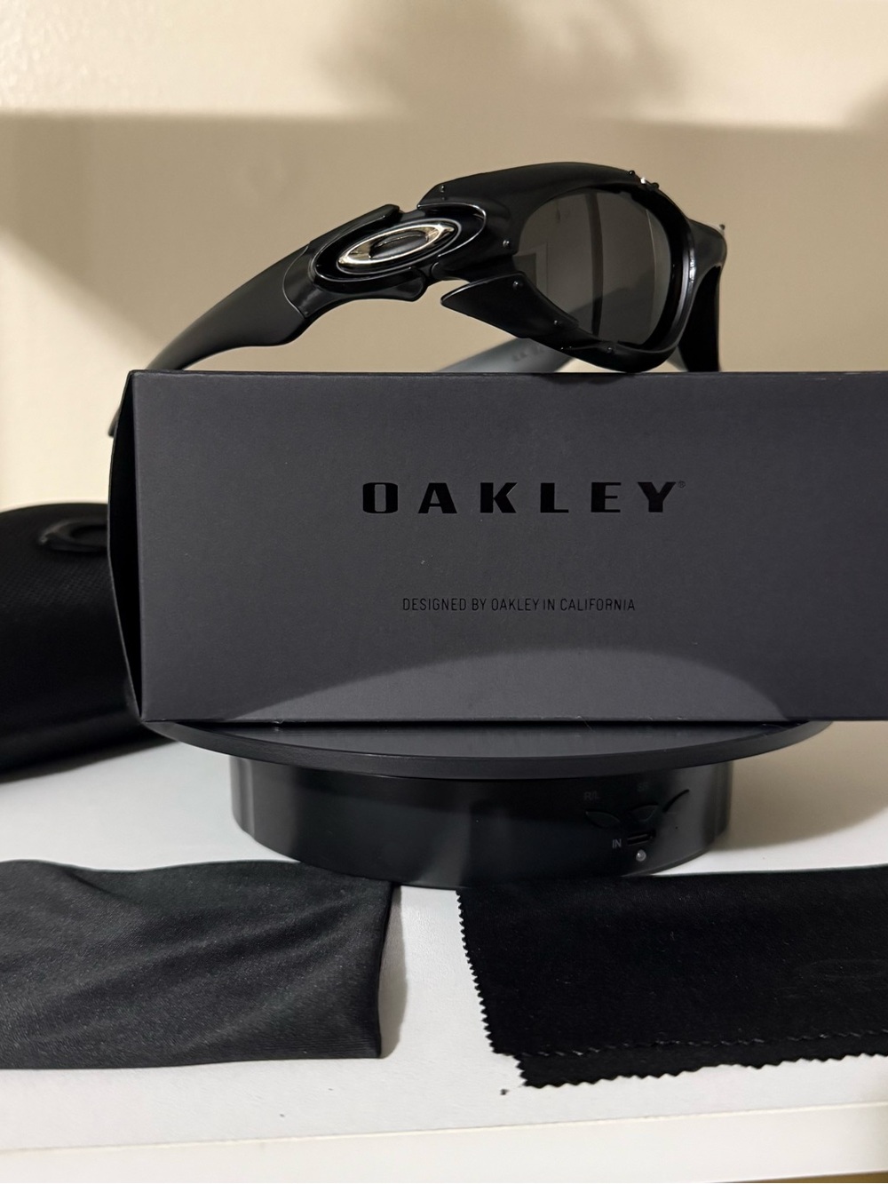 Oakley Black Gloss Sport Sunglasses